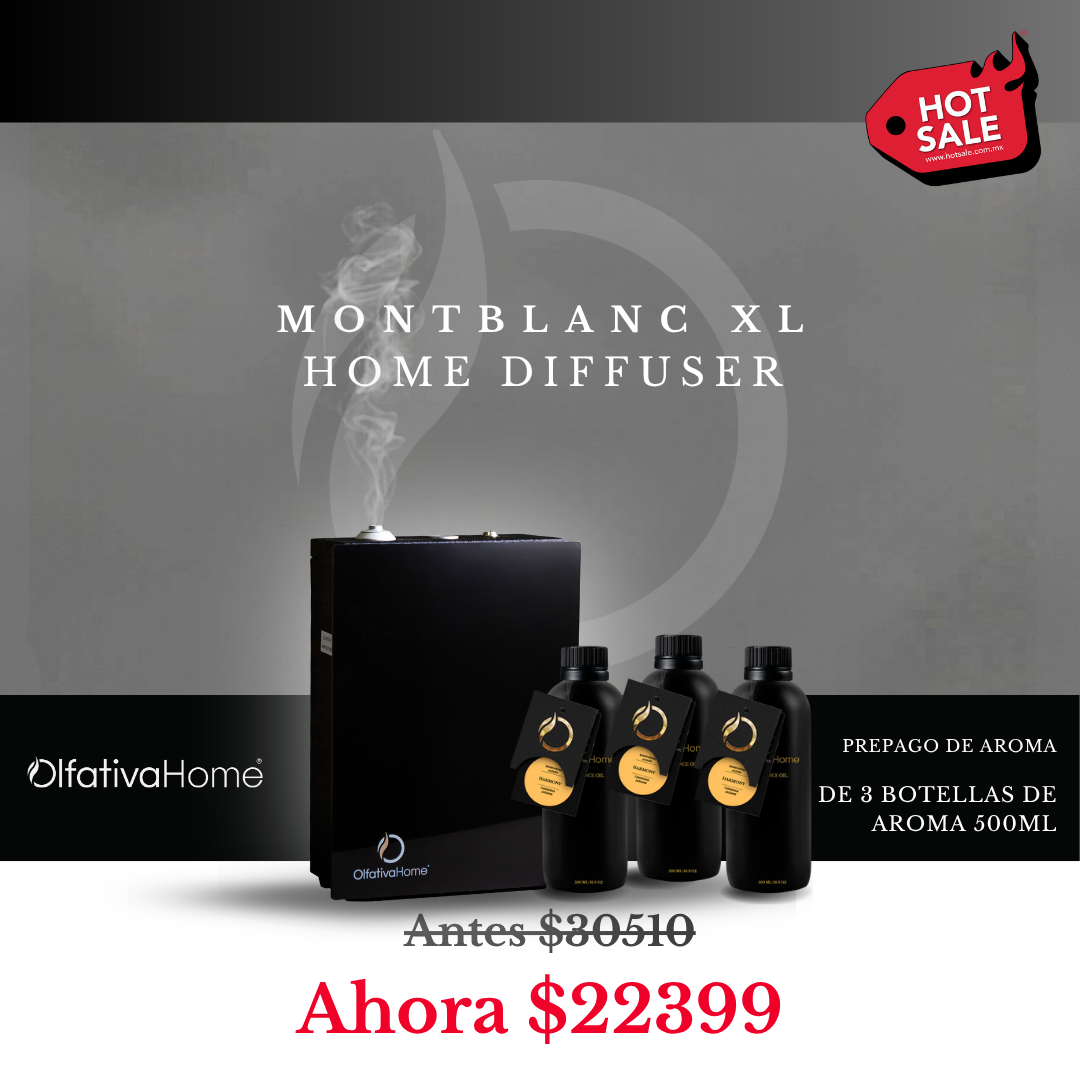 MontBlanc XL Diffuser Set at a Special Price When You Purchase a Refill Plan (3 scents, 500 ml each)