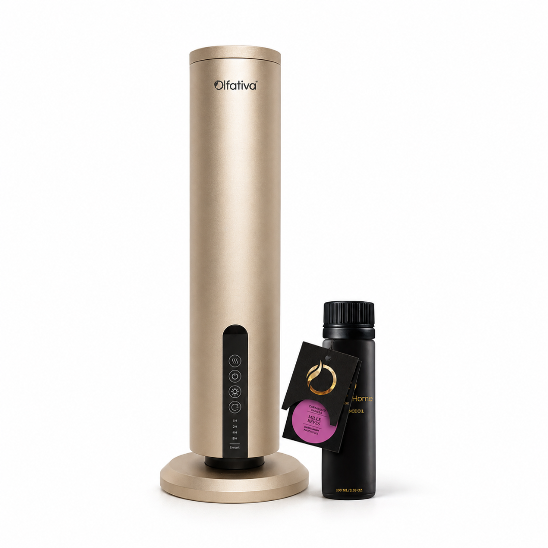 Difusor Santorini Pro con Suscripción de Aroma + 100 ml Gratis