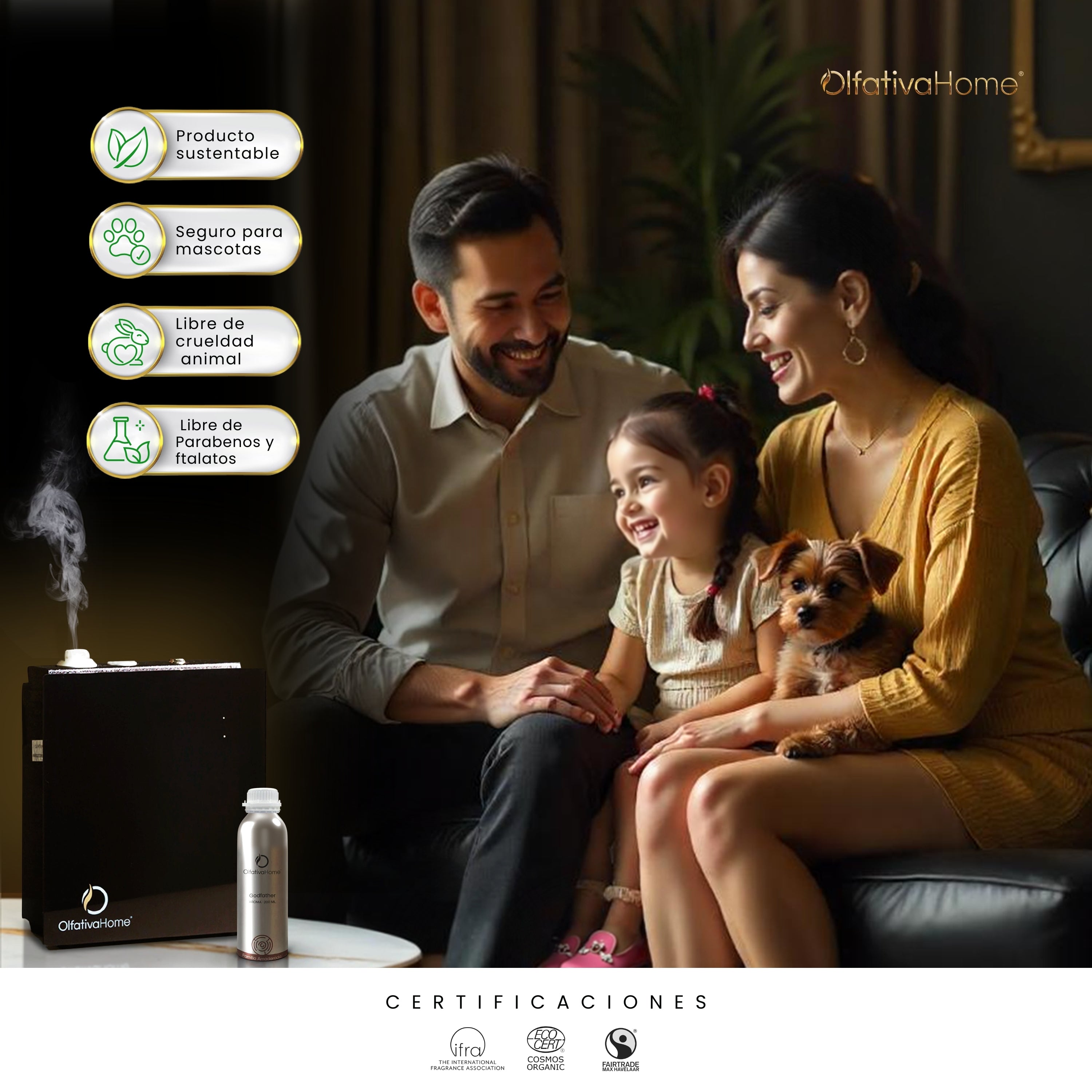 Suscripción Godfather (Sándalo - Cuero)