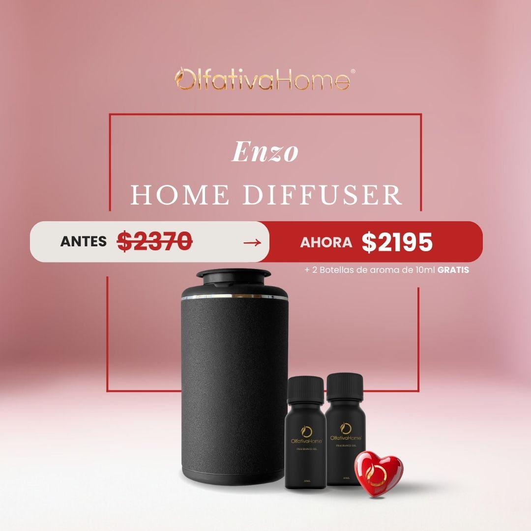 SET: Difusor Enzo + 2 Aromas de 10 ml de Regalo