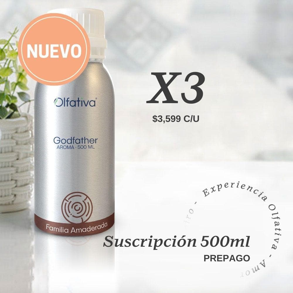 Suscripción 500 ml con prepago (3 recargas) + Envío GRATIS