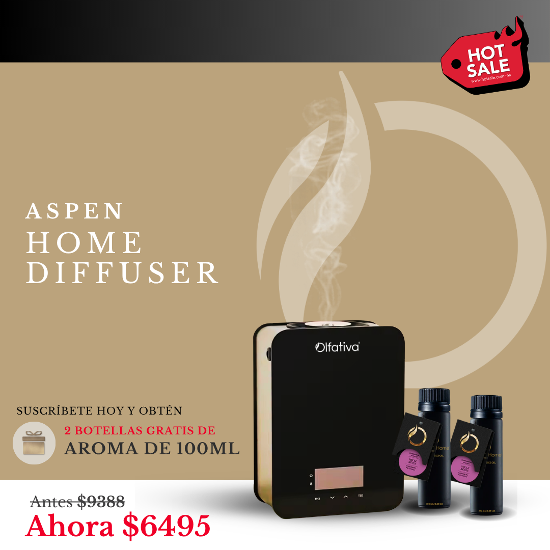 Aspen Diffuser with Scent Subscription + Free 200ml