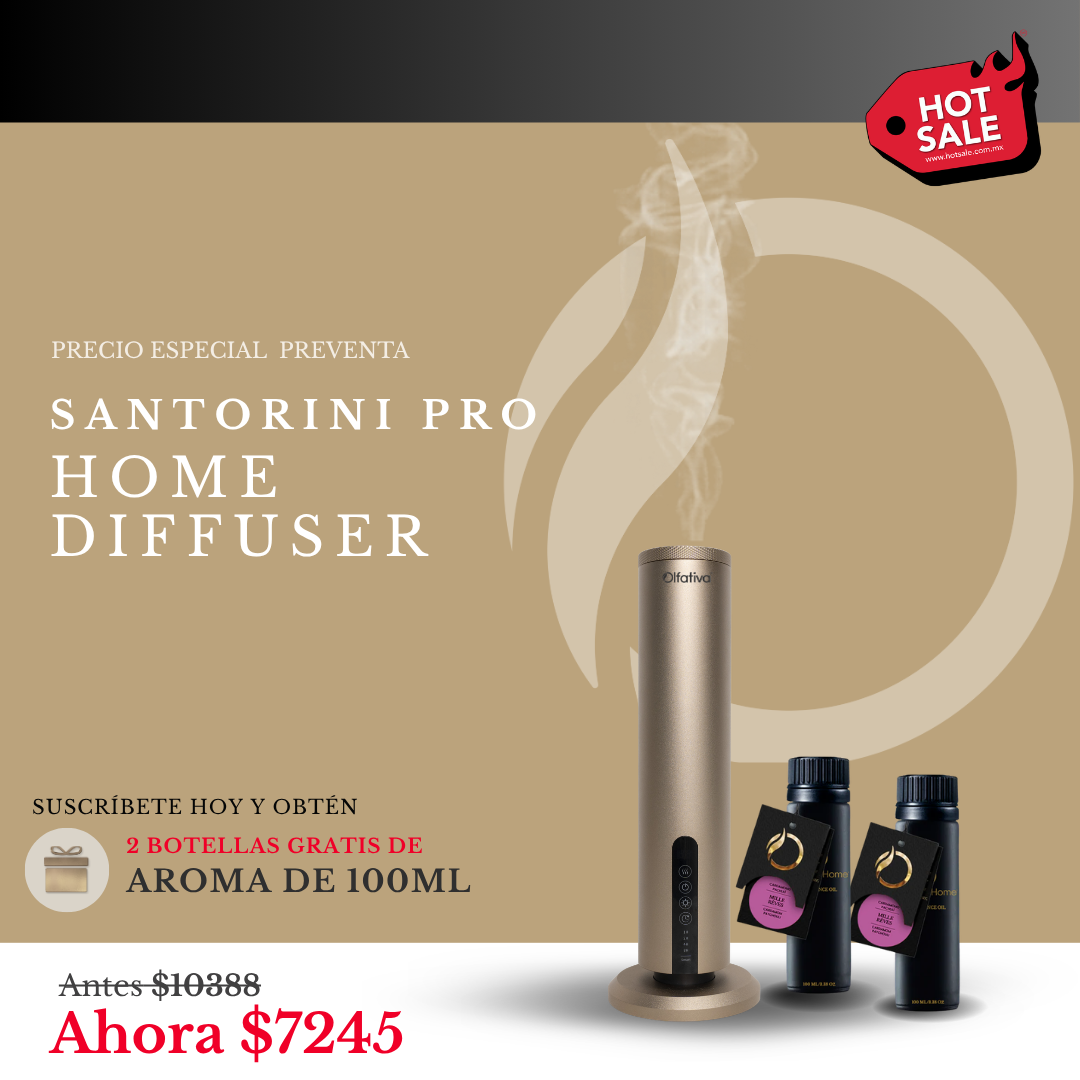 Santorini Pro Diffuser with Scent Subscription + FREE 200 ml