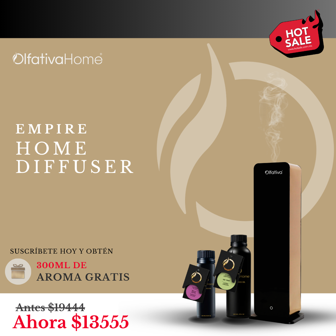 Empire Diffuser with Aroma Subscription + Free 300 ml