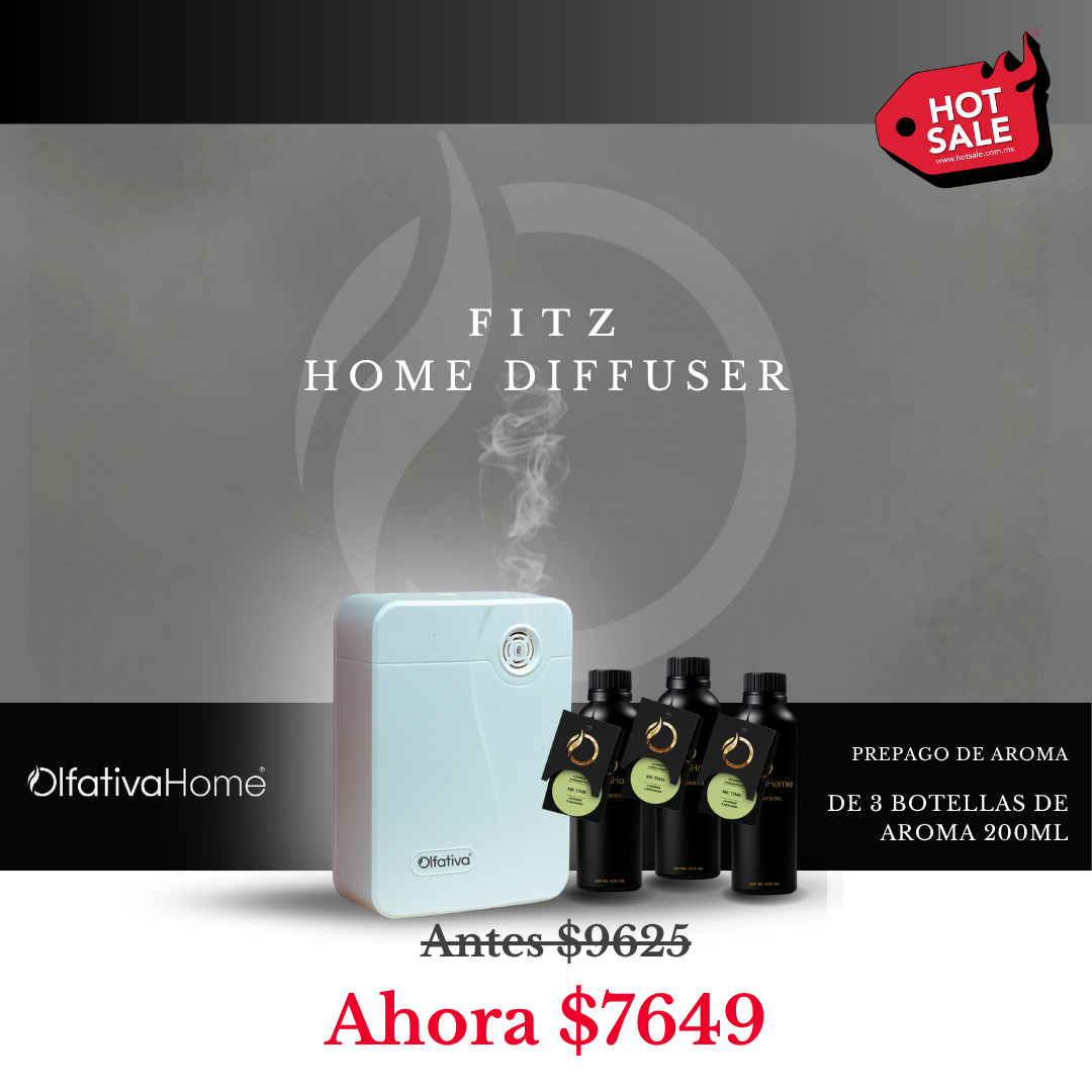SET Difusor Fitz a Precio Preferente al adquirir Plan de Recarga (3 aromas de 200 ml)