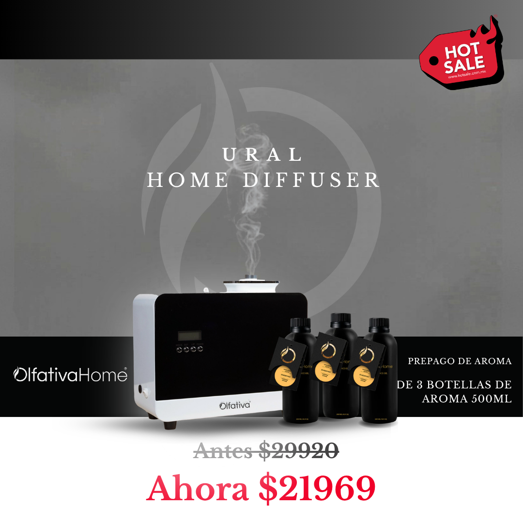 Ural A Diffuser Set at a Special Price When You Purchase a Refill Pack (3 scents, 500 ml each)