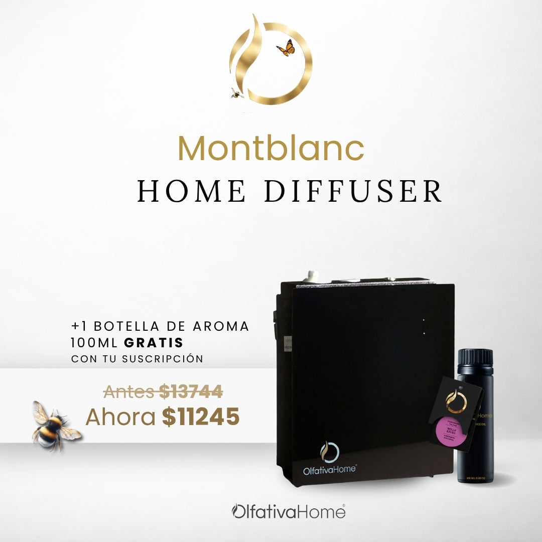 Difusor Montblanc con Suscripción de Aroma + 100 ml GRATIS