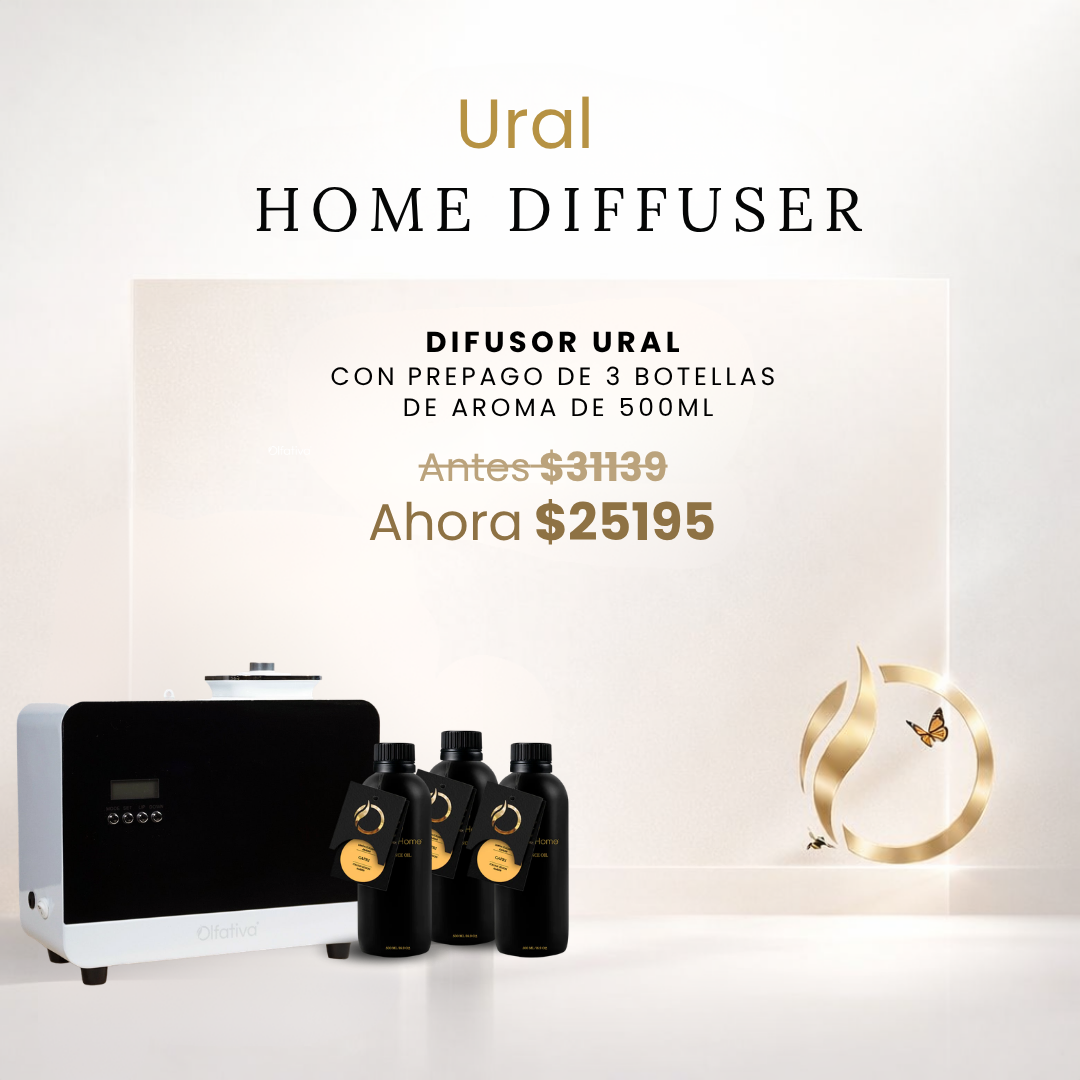 Ural A Diffuser Set at a Special Price When You Purchase a Refill Pack (3 scents, 500 ml each)