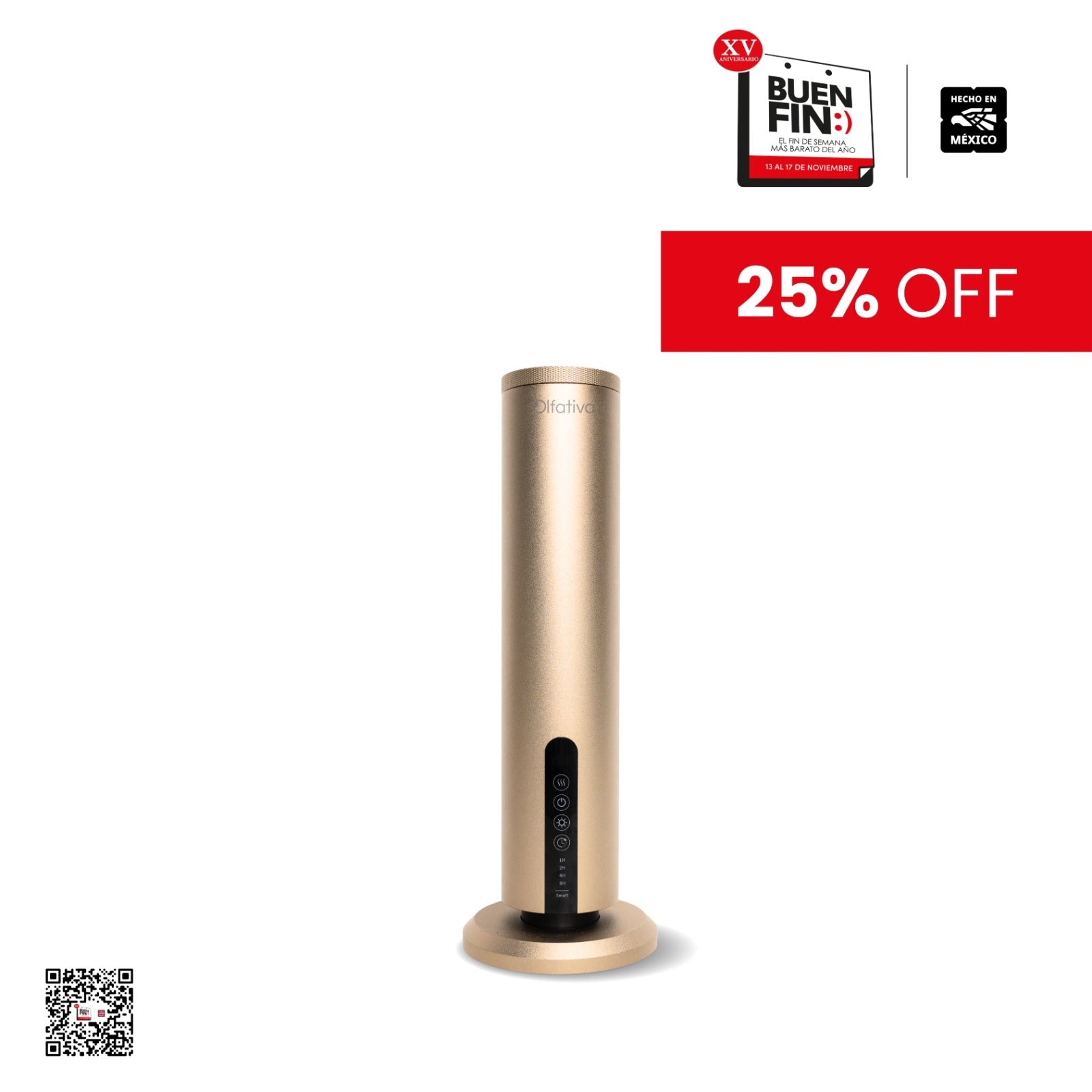 Difusor Santorini Pro con Suscripción de Aroma + 100 ml GRATIS