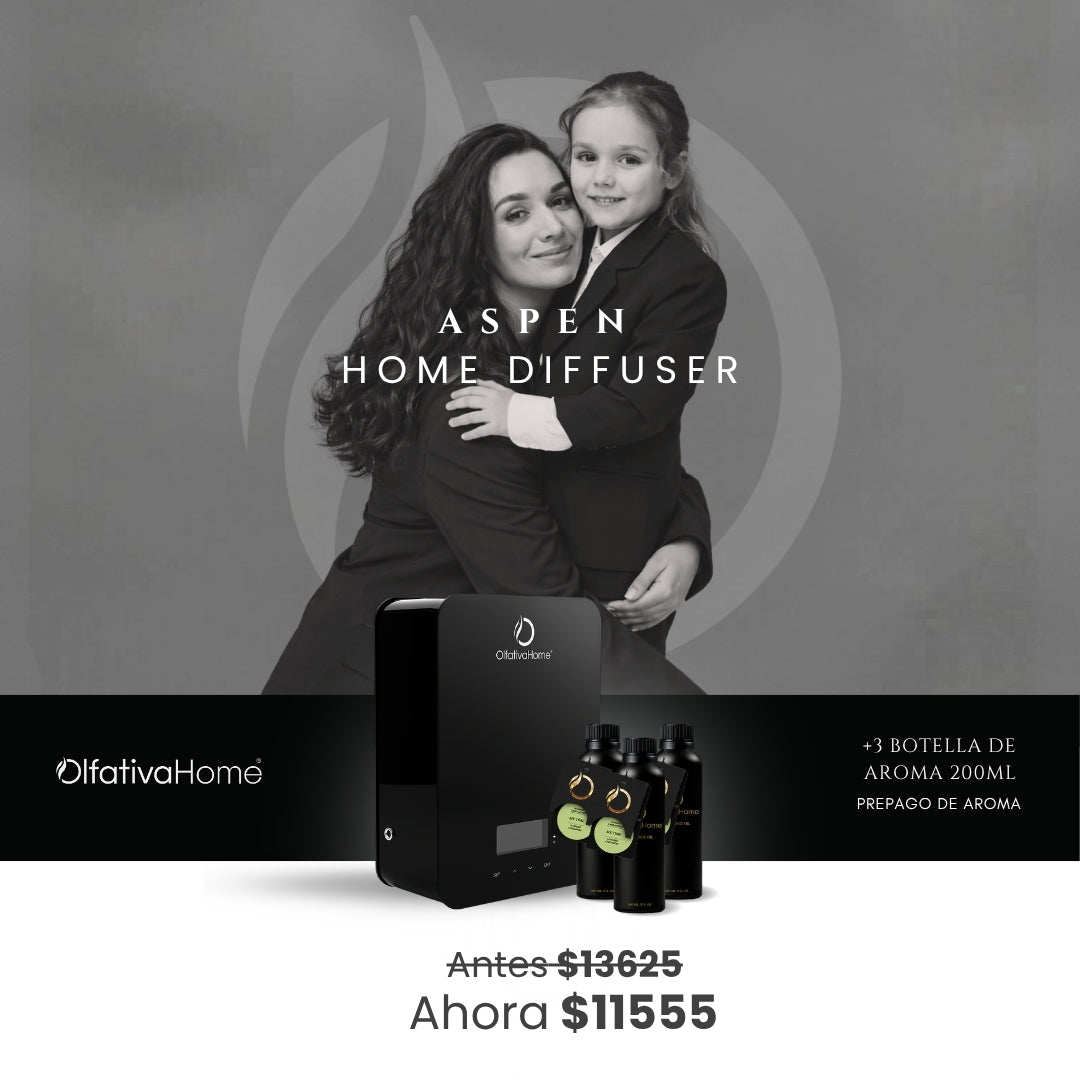 Aspen Diffuser Set at a Special Price when you purchase a Refill Plan (3 scents, 200 ml each)