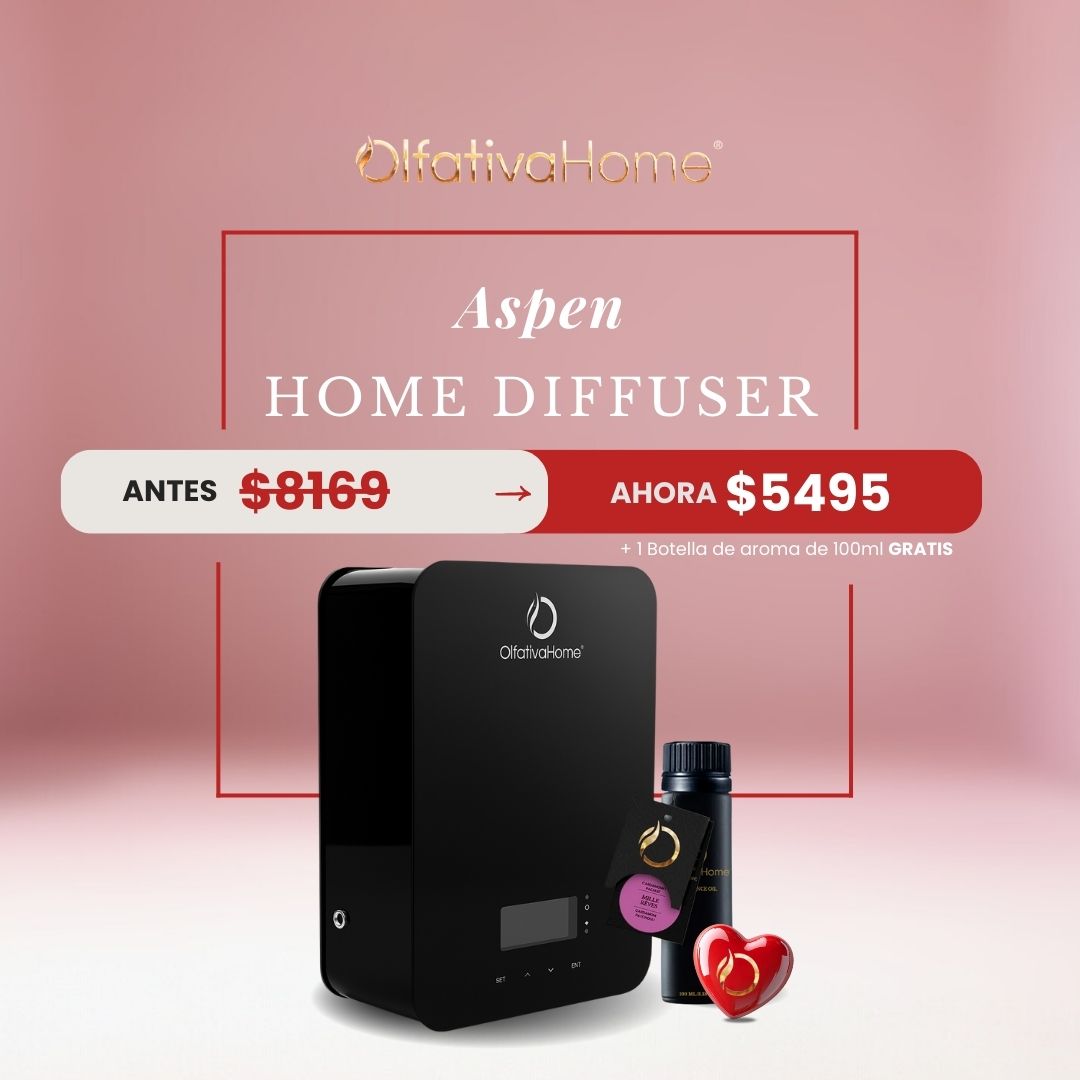 Difusor Aspen con Suscripción de aroma + 100ml Gratis