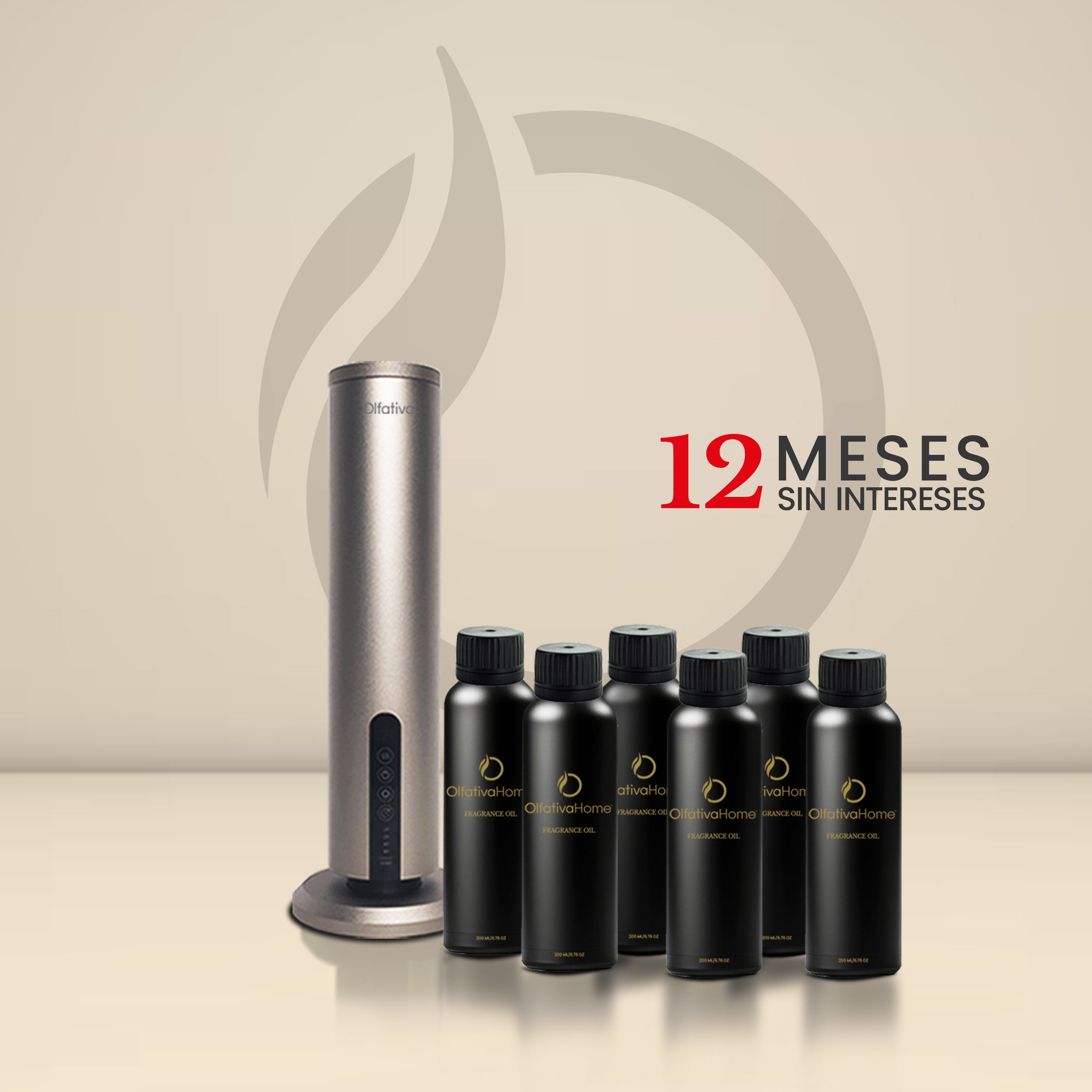 Difusor Santorini Pro | Set Premium con 6 aromas de 200 ml + MSI