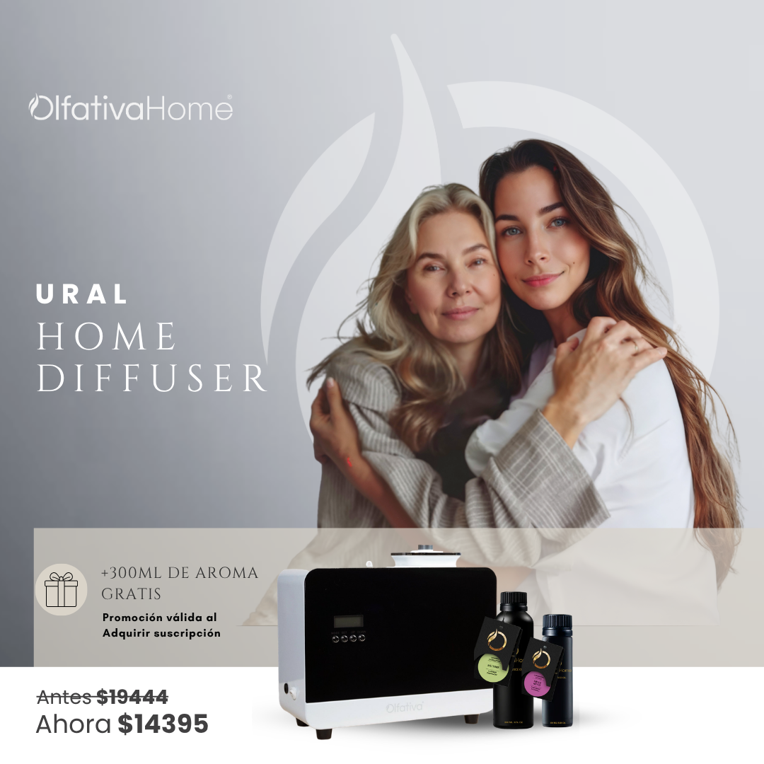 Difusor Ural con Suscripción de Aroma + 300 ml Gratis