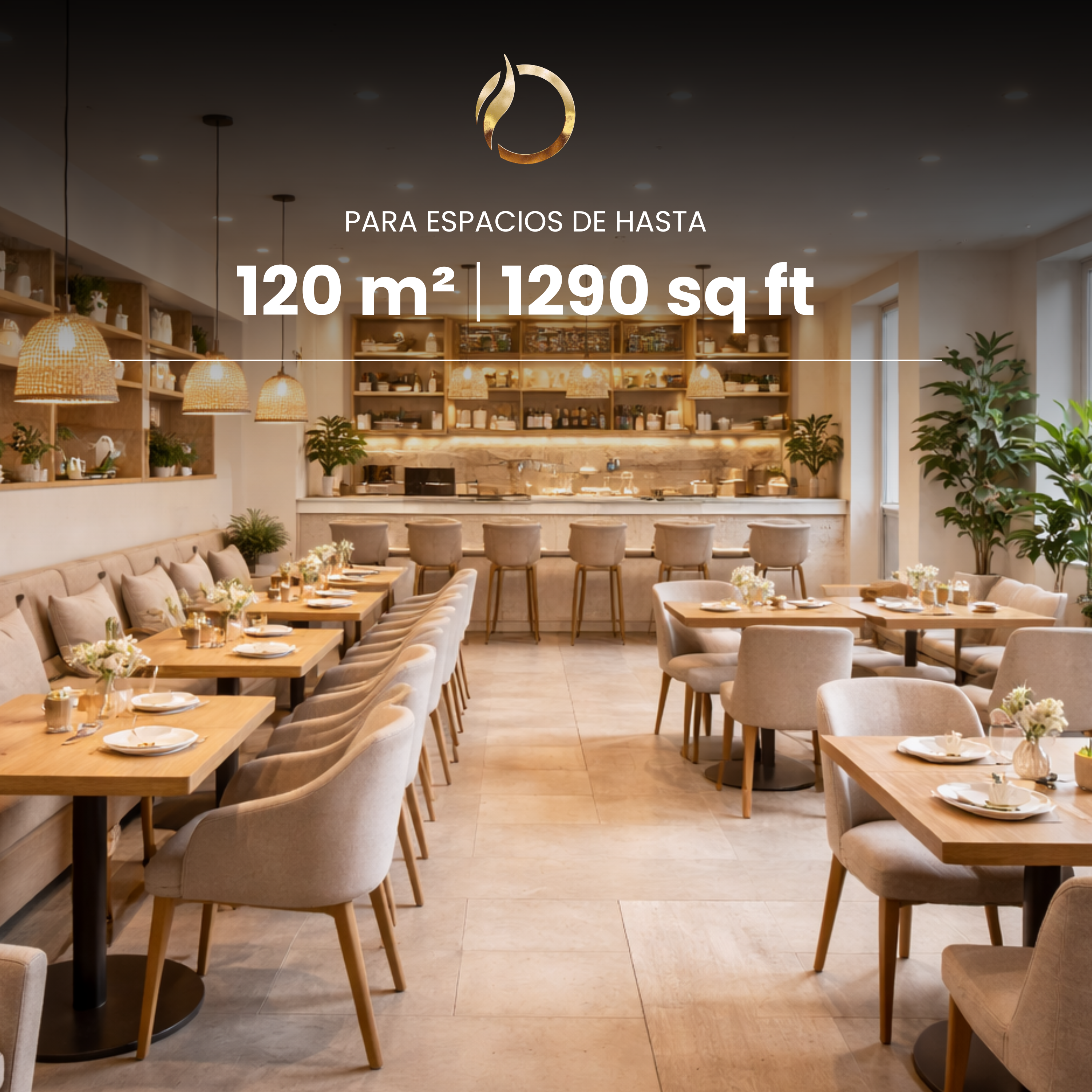 Servicio de Aromatización para espacios de hasta 120 m2