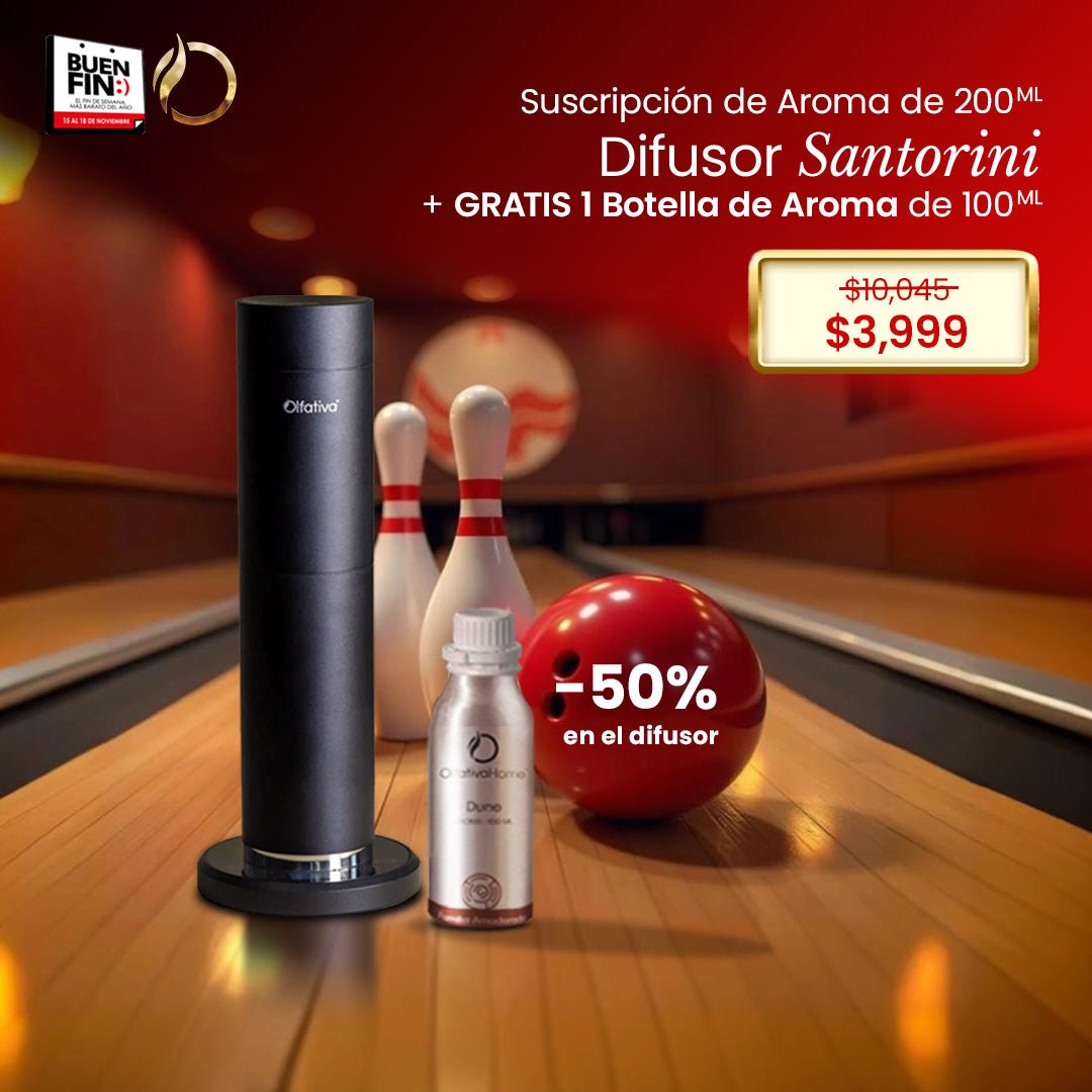 Difusor Santorini con Suscripción de Aroma + 100 ml GRATIS BF24 - Olfativa Home