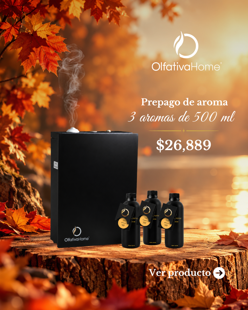 SET Difusor Montblanc XL con prepago de 3 aromas de 500 ml - Otoño 2026