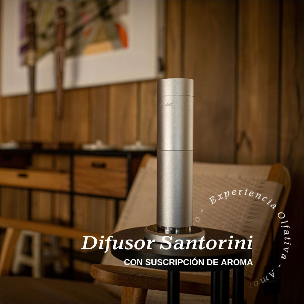 Difusor Santorini con Suscripción de Aroma + 100 ml GRATIS