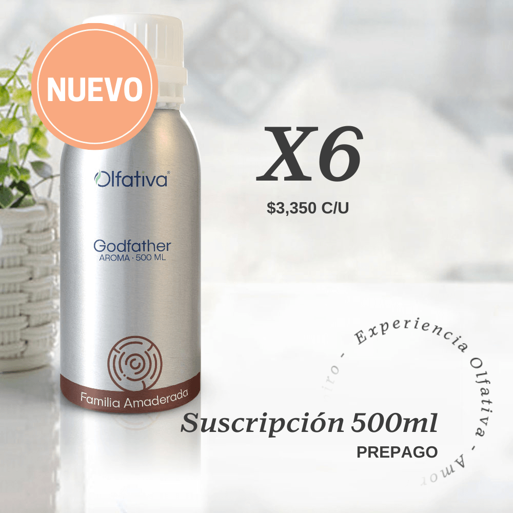 Suscripción 500 ml con prepago (6 recargas) + Envío GRATIS