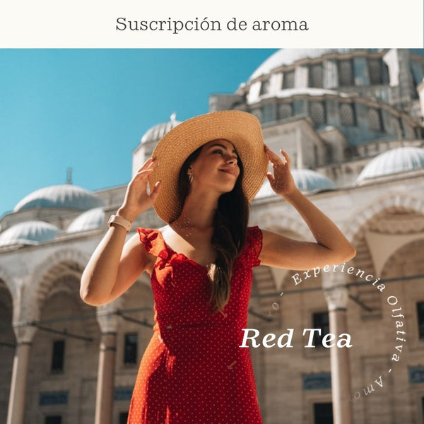 Suscripción Red Tea (Té Rojo, Rosa Turca) - Olfativa Home Suscripción
